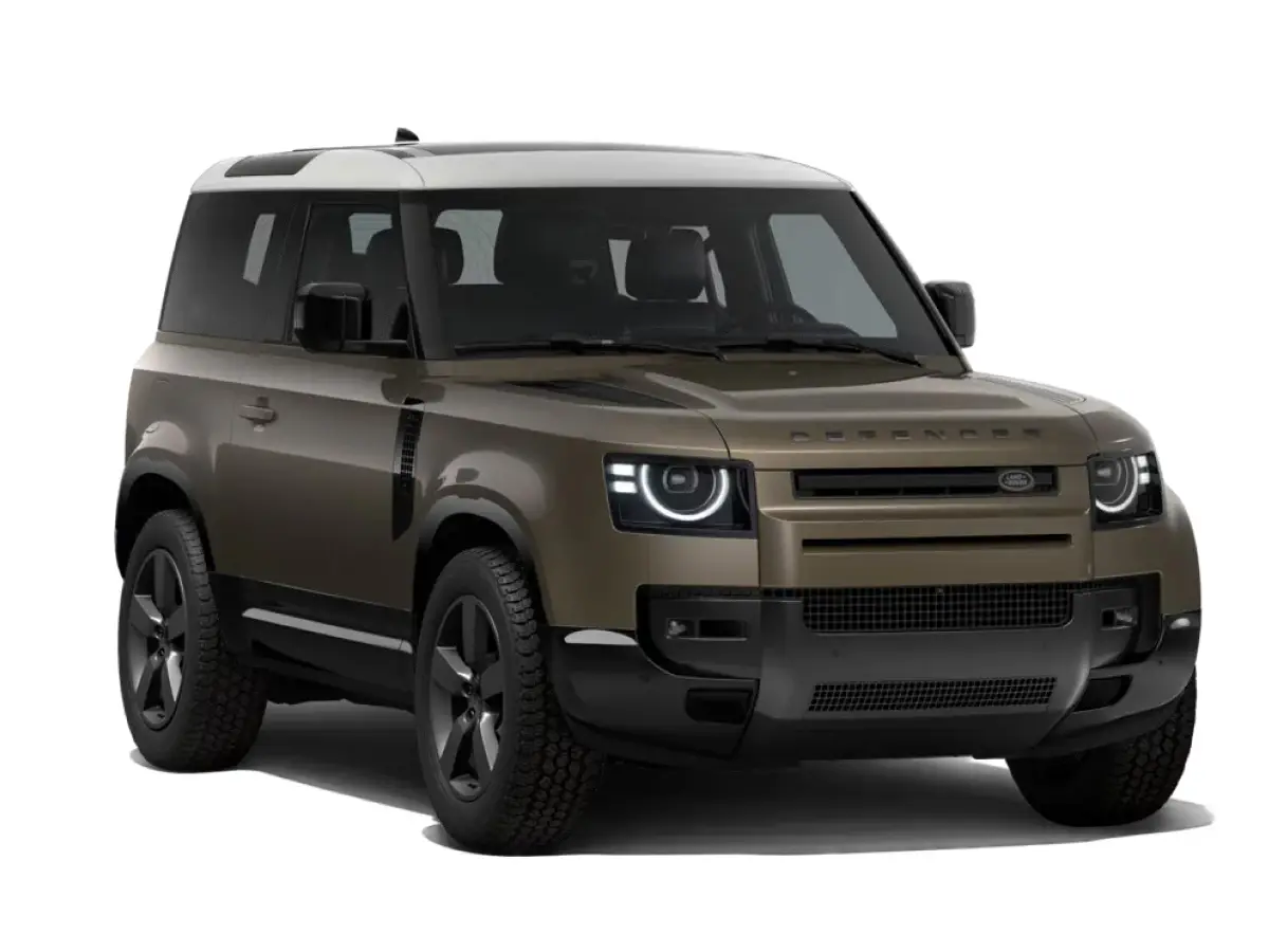 Land Rover Defender 90 Gondwana Stone with White contrast roof